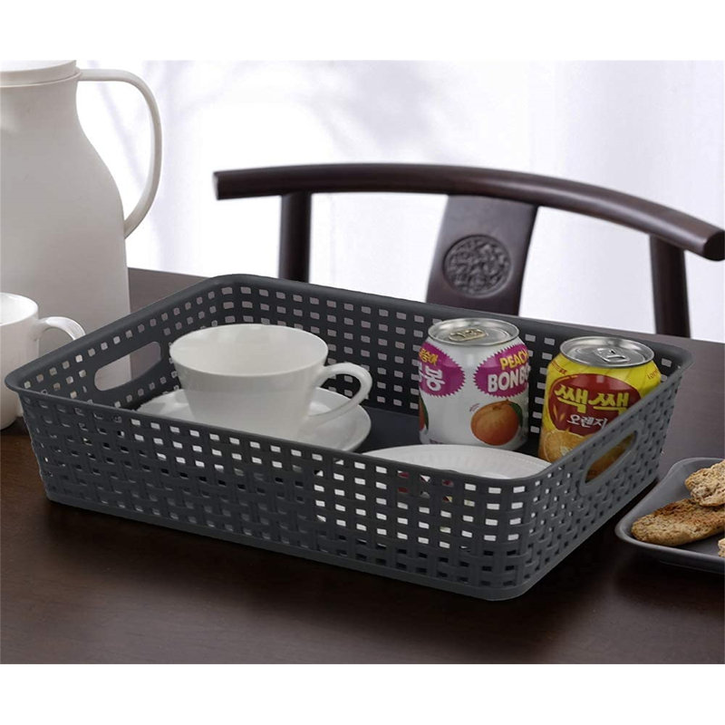 Rebrilliant 5 Plastic Shallow Basket Set Wayfair